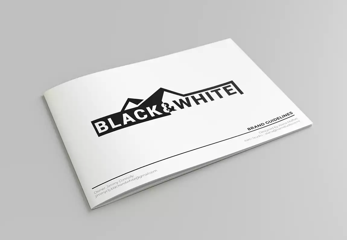 Black & White Roofing - Logo Design