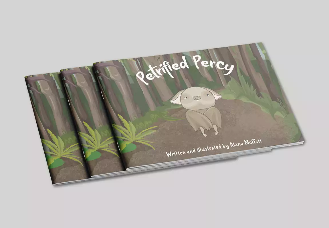 Petrified Percy - Childrens Books Design & Illustration