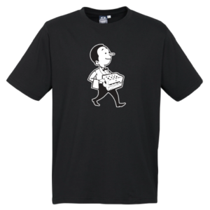 'Willie the Waiter' with Crate T-shirt